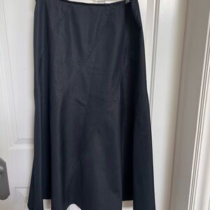 Yansi Fugel Classic Denim A-Line Skirt